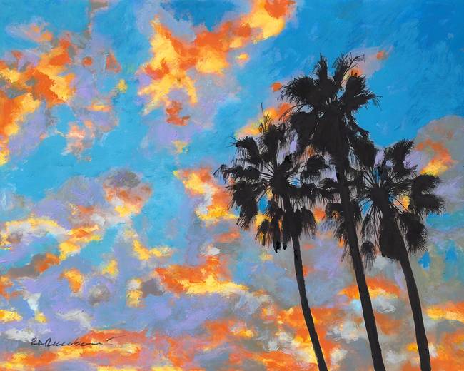 Balboa Park San Diego Sunset - Canvas Giclée by Riccoboni