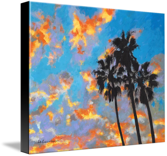 Balboa Park San Diego Sunset - Canvas Giclée by Riccoboni