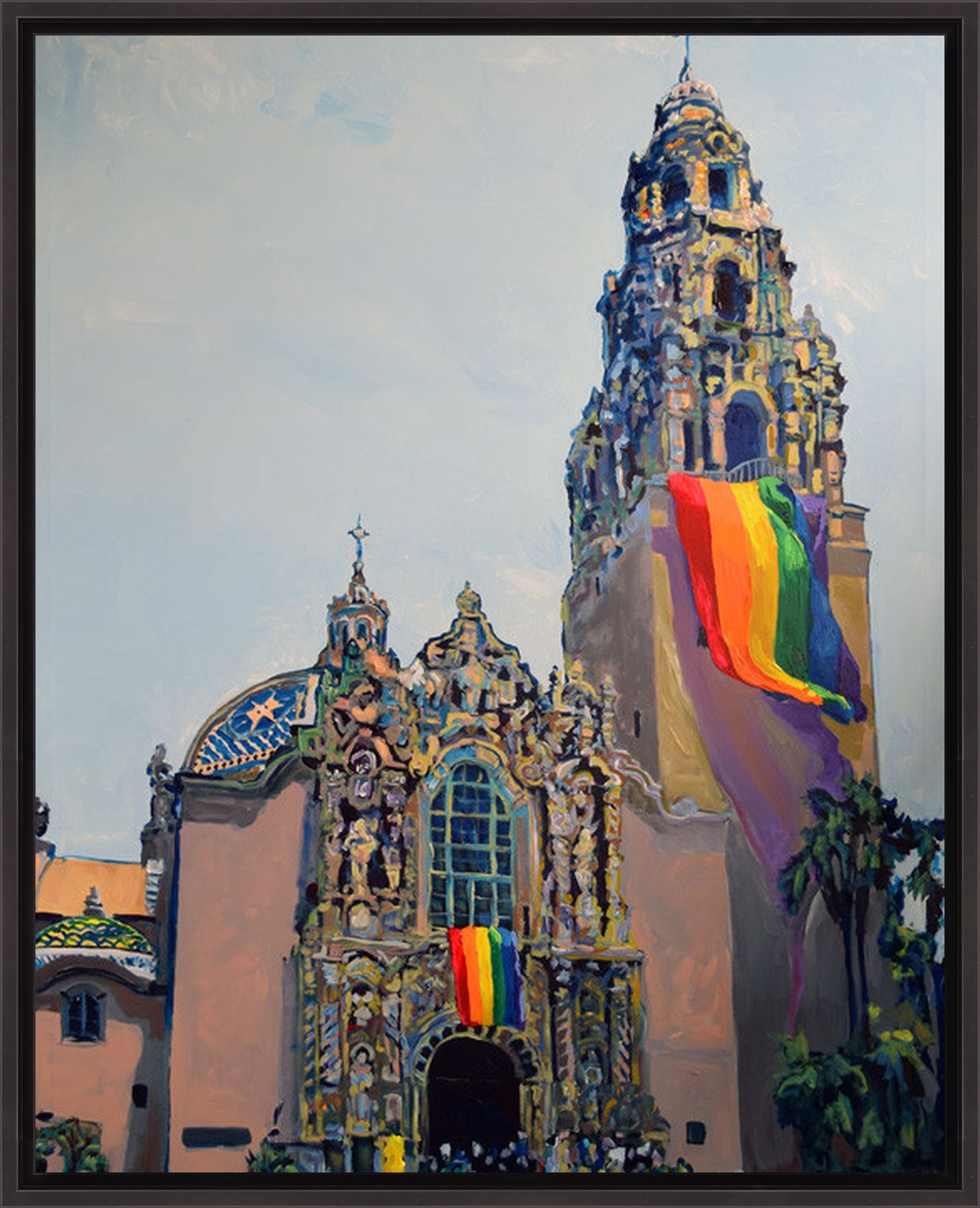 We Rise As We Lift Others Canvas - Framed Giclée by Riccoboni