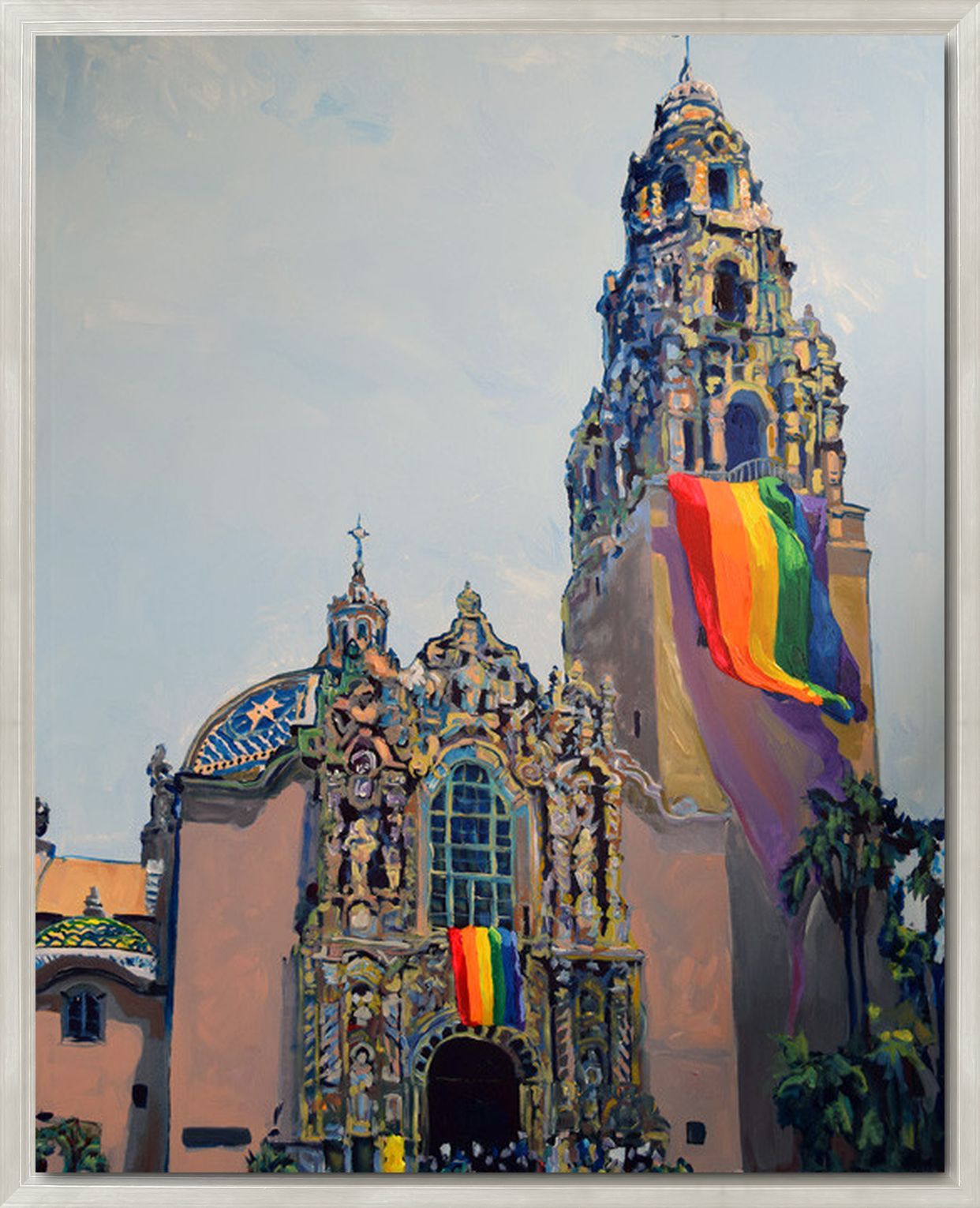 We Rise As We Lift Others Canvas - Framed Giclée by Riccoboni